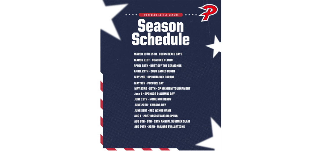 2026 Schedule